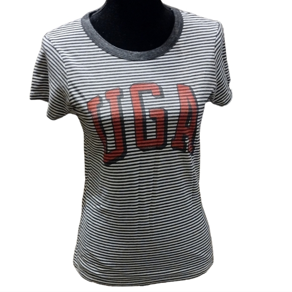 Alternative Apparel Tops - Striped UGA Tee Size Medium